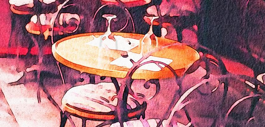 Tavolino di un café